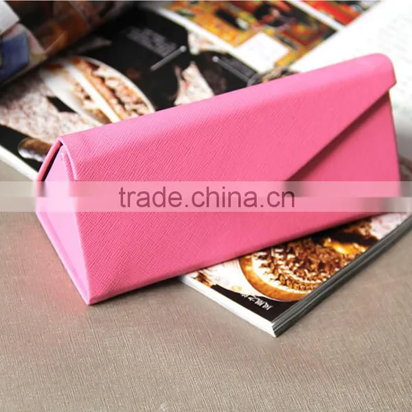 PU Triangle Handmade Optical Case, Eyewear Carring Case Quality Choice photo-4