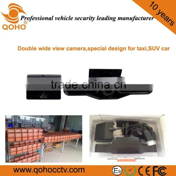 Night Vision 130 Degree Dual Wide Angle Car Camera 700tvl For Car / Taxi / SUV photo-4