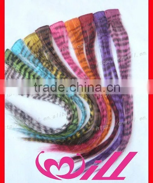 Pretty Synthetic Clip in Leopard Print Hair Extensions Leopard Hair Extensions photo-5