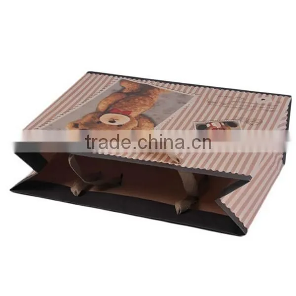 Cute Cartoon Bear Gift Paper Bag photo-4