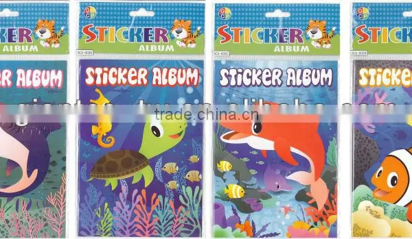 2013 New Design Sticker Book -- Marine Animal