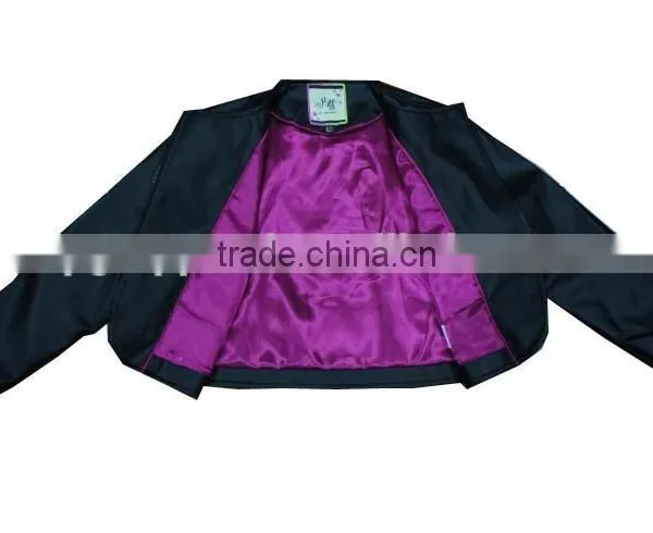 2015 New Fashion Design Girls pu Jacket photo-4