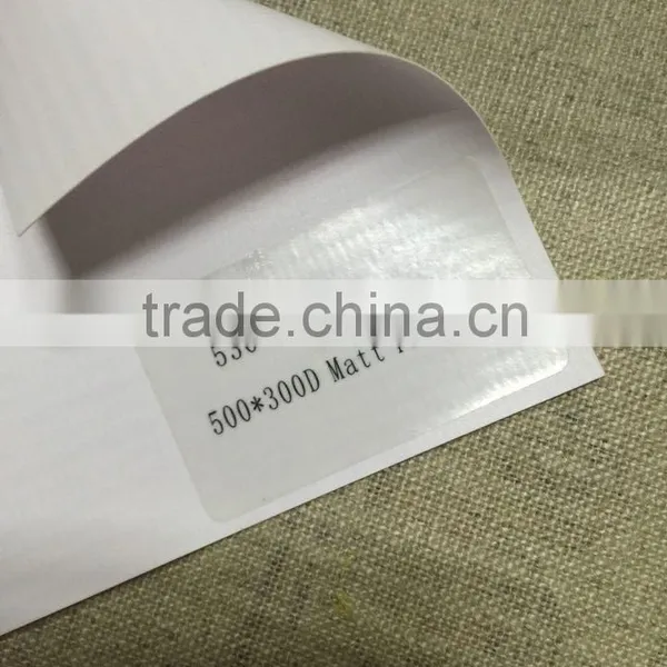 500*300D, 440g Matt Banner, Frontlit Matt Banner, Hot Laminated Matt Flex Banner photo-2