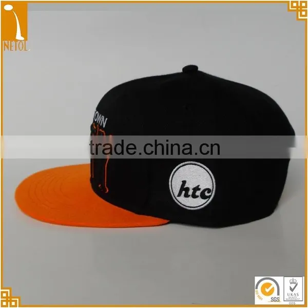 6 Panel Flat Bill 3d Embriodered Custom Baseball Snapback Caps photo-3