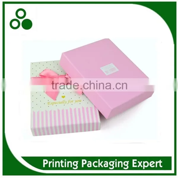 POPULAR CUSTOM HANDMADE RECYCLED DECORATIVE CARDBOARD PACKAGING GIFT CHOCOLATE PAPER BOX WITH RIBBON photo-5