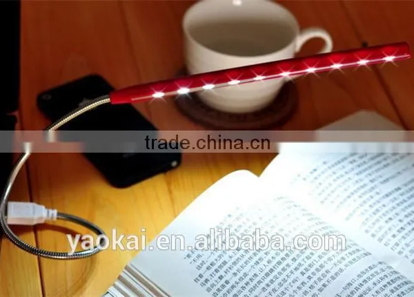 Flexible Neck Clip on 10 LED Mini Light USB photo-5