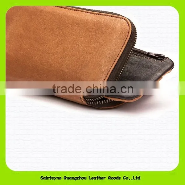 15603B Fashion Leisure Cow Leather Simple Classic Men's Wallet photo-3