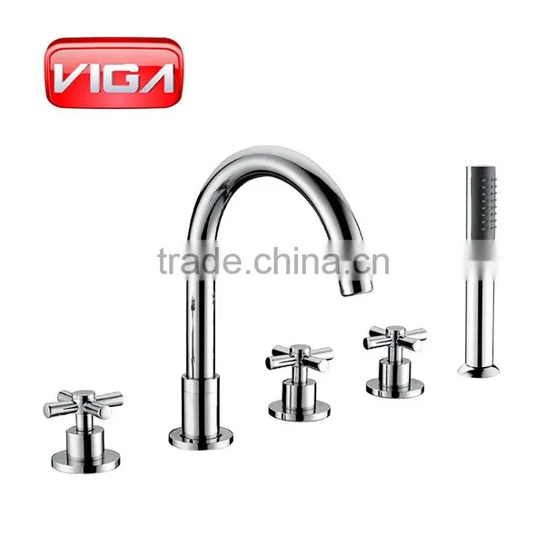 VIGA Malta Series Shower Faucet Brass Shower Mixer Single Lever Chrome Toilet Shower Mixer photo-5