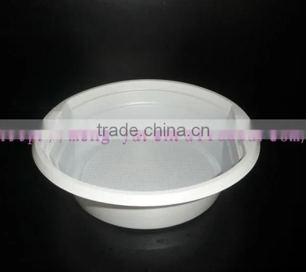 Disposable 17oz Plastic Round PS Food Container