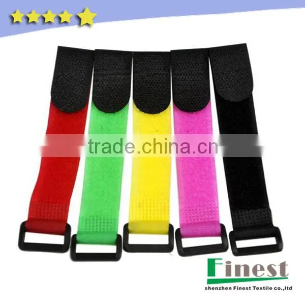 100% Nylon High Quality Colorful Hook and Loop Fastener Straps photo-2