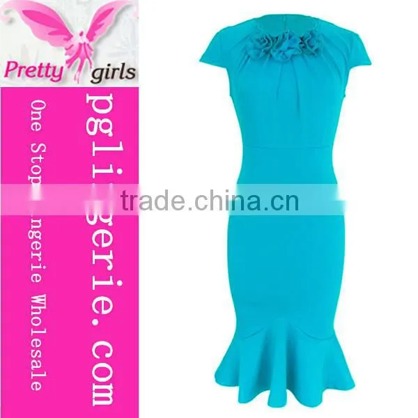High Quality 50's Floral Patterns For Satin Dresses photo-6