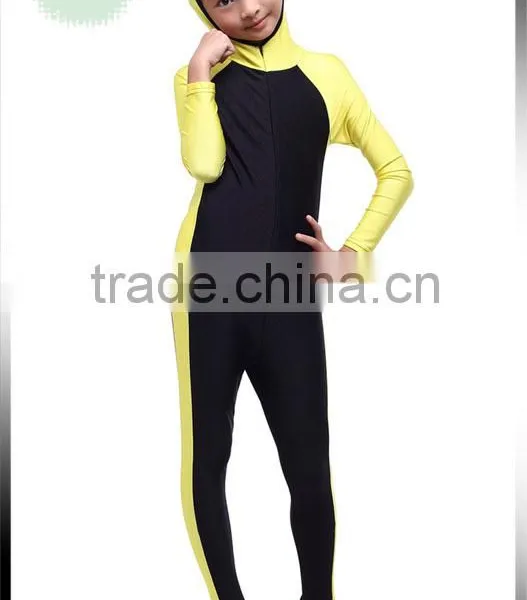 New Kids Girls Modest Swimwear Swimsuit Muslim Islamic Swimsuit S-XL photo-4