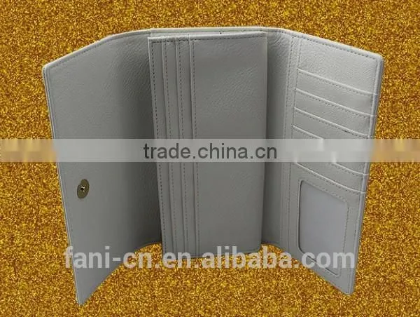 New Design Guangzhou Fani Leather Wallets With Card Holders for Women photo-5