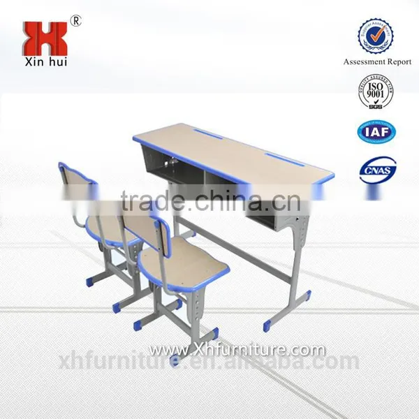 Two Students With the Desks and Chairs/school Desk and Bench photo-3