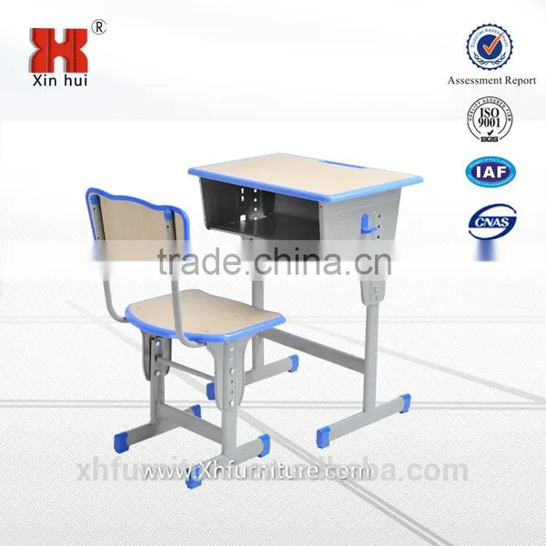 High Quality Wooden Desktop School Desk and Chair photo-3