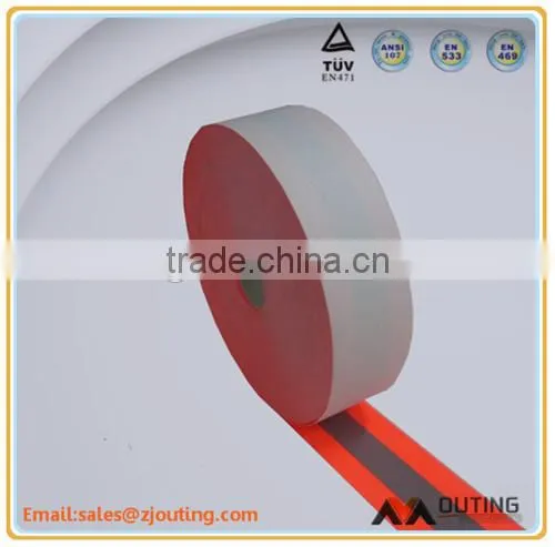 Fire Flame Retardant Reflective Fabric Tape for Clothing photo-4