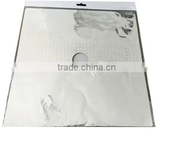 27*27 Square Aliminun Foil Burner Liner With One Hole photo-4