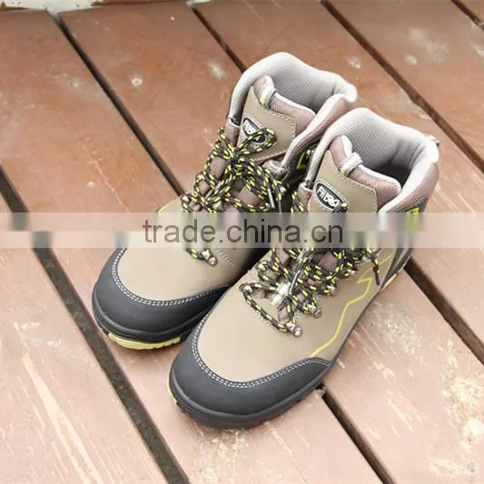 Top Quality Smash-proof Nubuck Leather Safety Footwear Steel Toe photo-6