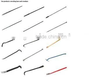 ALL KINDS OF 50 CrV /45#/65mn FLAT Steel Die Drop Forged Whole Heat Treatment MINI Wrecking Bar/wood Tip photo-3