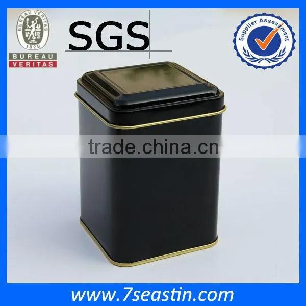 Pure Black Wedding Gift Diamond Tin Box &good Quality Handwatch Tin Box