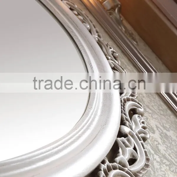 European Style Wood Bathroom Vanity Exquisite Carved Beige Solid Wood WTS804 photo-6
