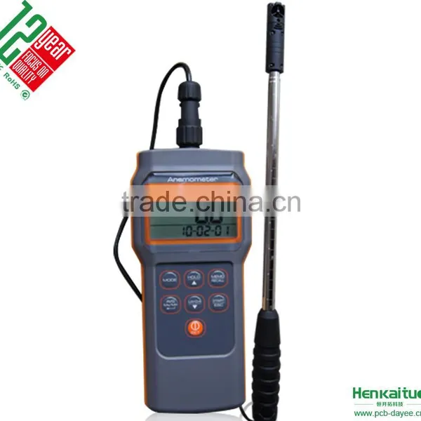 AZ8905 Multifunctional Handheld Digital Anemometer Wet Bulb Temperature Humidity Dewpoint Air Flow Tester Wind Speed Meter