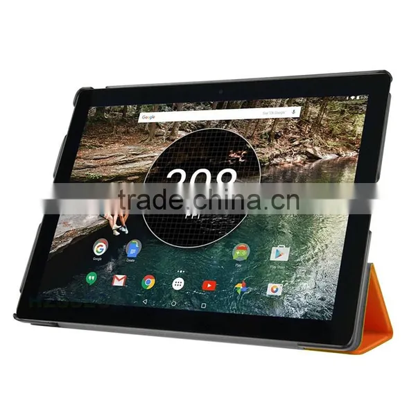 New Arrival Orange Folding Smart Leather Flip Case Back Stand Tablet Case for Google Pixel C Shockproof Rugged Case photo-5
