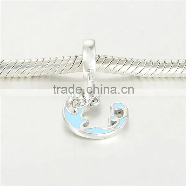 Sea Charm Me Products Charms European Charm Bracelet Necklace 100% Real 925 Sterling Silver S209 Aaa Cubic Zirconia photo-2