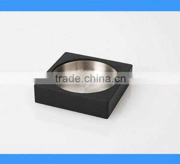 DCA009121 Stainless Steel and Rubber Square Ashtray, 10cm Square Ashtray photo-2