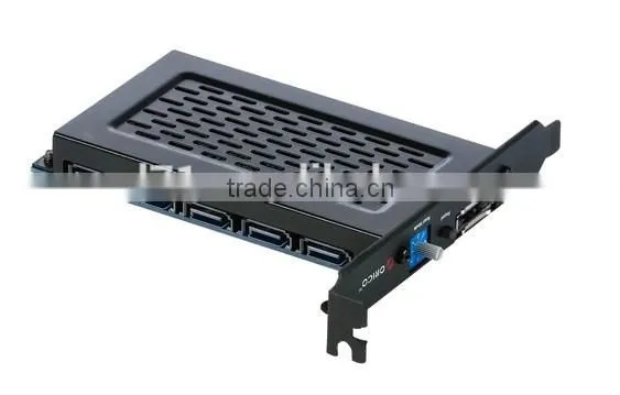 Expand PCI-Express to 5 SATA II 1 eSATA Interfaces From Host Controller CSA3656-ES5R