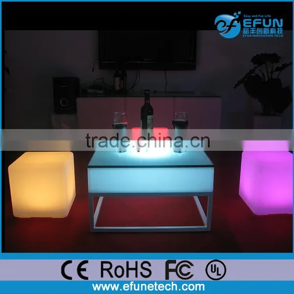 Wireless Remote Control Rgb Color Mood Light up Led Waterproof Pool Cube photo-4