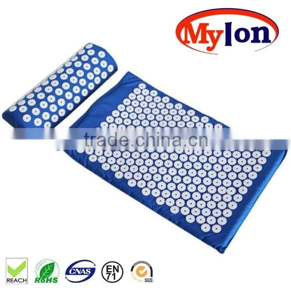 Hot Sell Eco-friendly Health Massage Acupressure Mat And Pillow