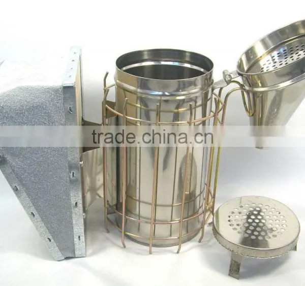 Beekeeping Equipment Stainless Steel Leather Bee Smoker for Hot Sale photo-5