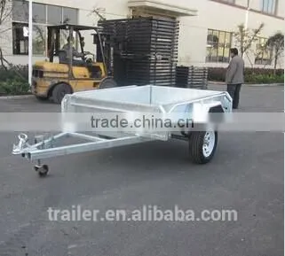 8x5 Hot Dipped Galvanized Chequer Plate Fully Welded Box Trailers Heavty Duty Trailer Farm Trailers photo-4