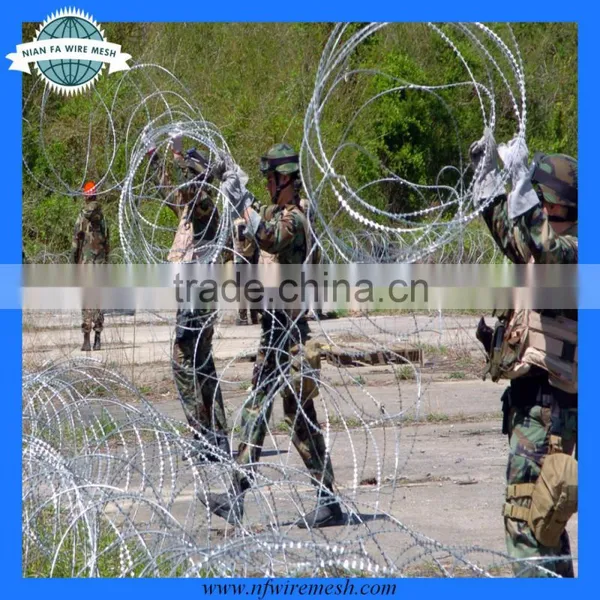 Razor Barbed Wire/barbed Wire Concertina (factory) photo-3