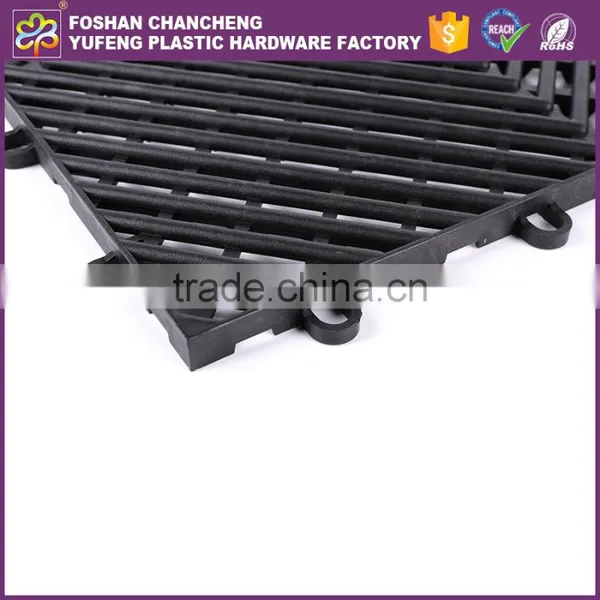 Recyclable Material Interlocking Plastic Floor Anti-slip Mat for Toilet photo-2