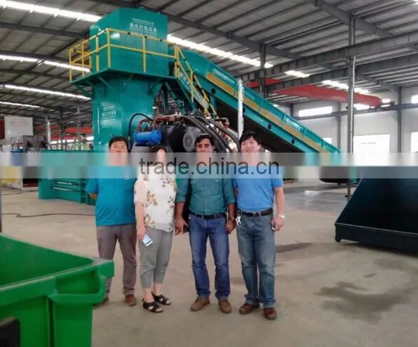 Carton Baler/ Automatic Carton Baling Press Machine/ Horizontal Carton Baler photo-5