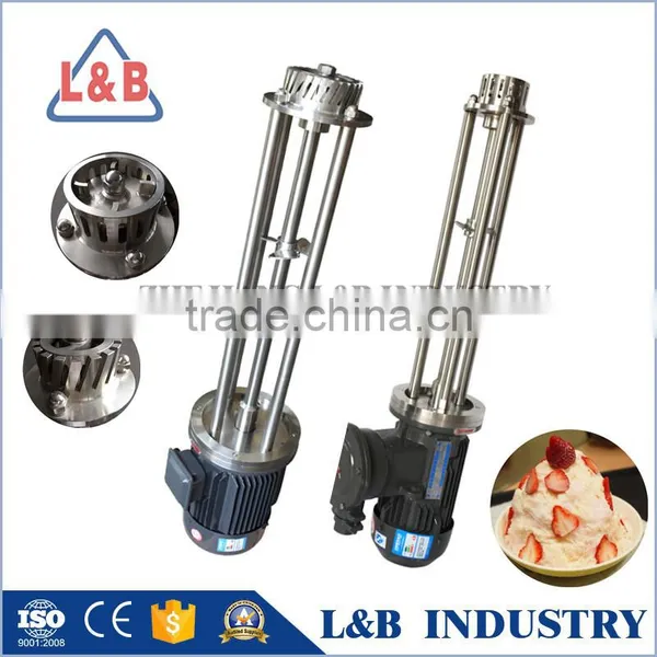 High Shear Batch Emulsifying Mixer for Ice Cream/smoothies