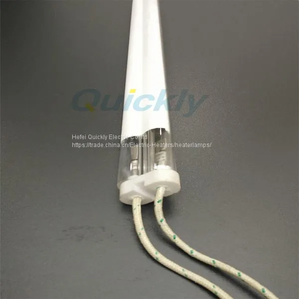 White Plating Medium Wave ir Lamps for Textile Dyeing