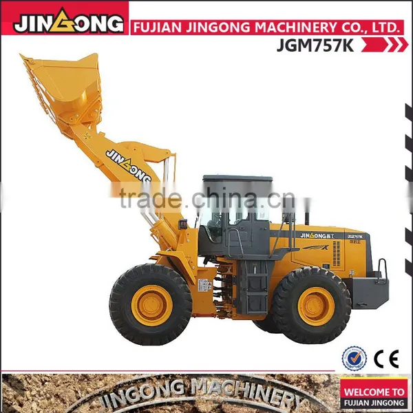 5t Wheel Loader With High Lifting Arm JGM757K Earth Moving Equipment