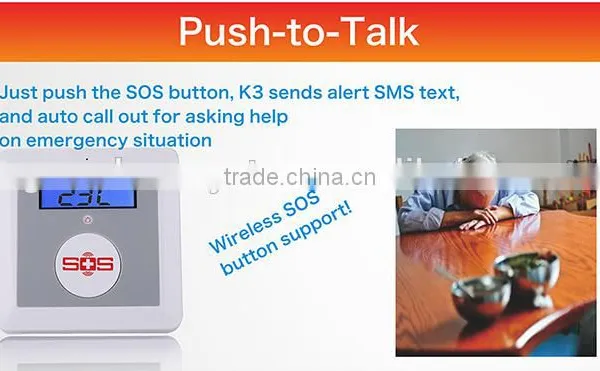 K4 GSM Elderly Care Monitoring Alarm System photo-2