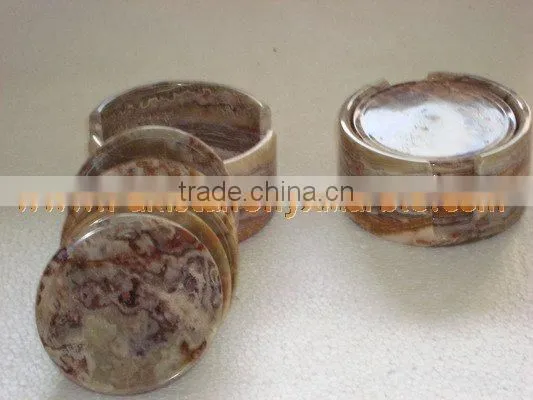Factory Price Wholesale ONYX COASTER SETS photo-5