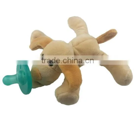 Plush Animal Pacifier and Teether Holder photo-3