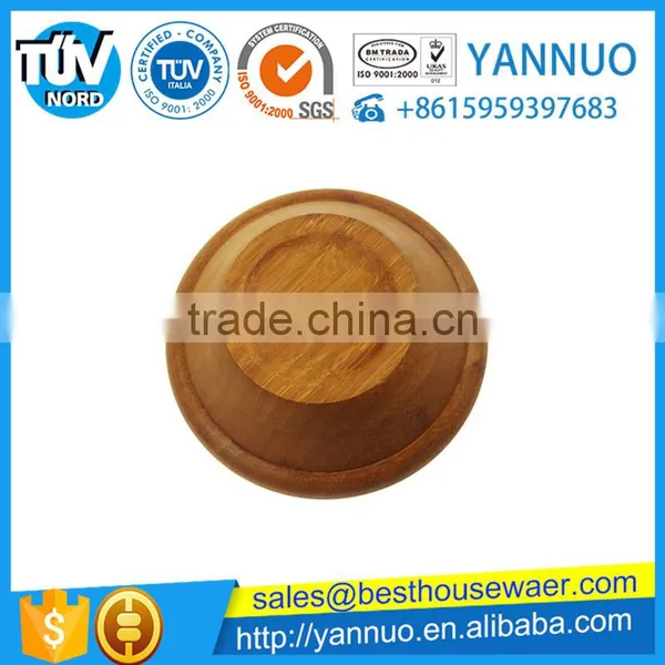 Home Adult Baby Fruit Salad Bowl Retro Bamboo Tableware Custom Processing photo-2