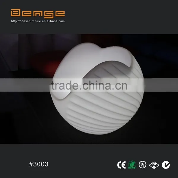 2016 New Hug Curve Sofa Plastic LED Sofa photo-3