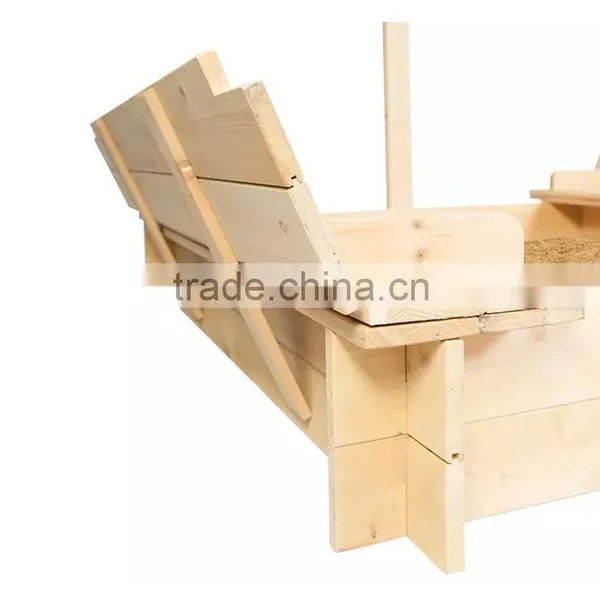 Wooden Downloadable Plans Square Sandpit for Children photo-5