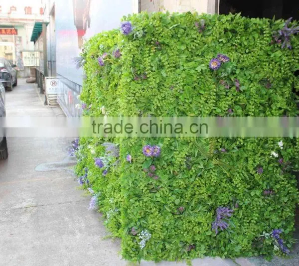 SJ04001113 Artificial Foliage Boxwood/grass Mat photo-3