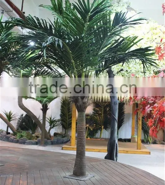 Home Garden Decoration 100cm to 1000cm Height Artificial Indoor Live Plastic Ficus Red With Green Big Pine Tree EZLS05 1014 photo-4