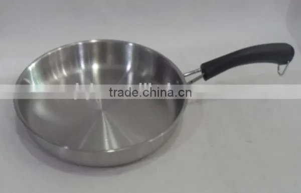 3 Pcs Stainless Steel Fry Pan/frying Pan Set photo-4