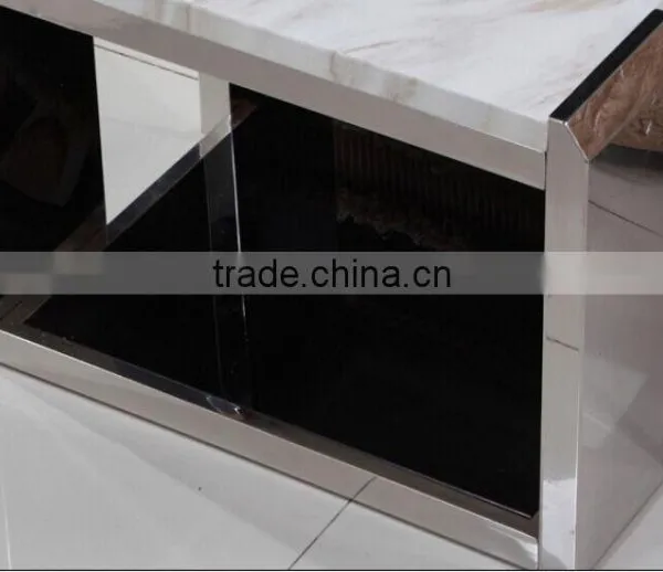 C8025 Modern Bedside End Table Stainless Steel Side Table photo-3
